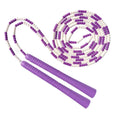 Corda de Pular com Missangas Roxo/Branco - FHPersonalShop