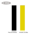 Elásticos - MiniBands Preto/Amarelo - FHPersonalShop