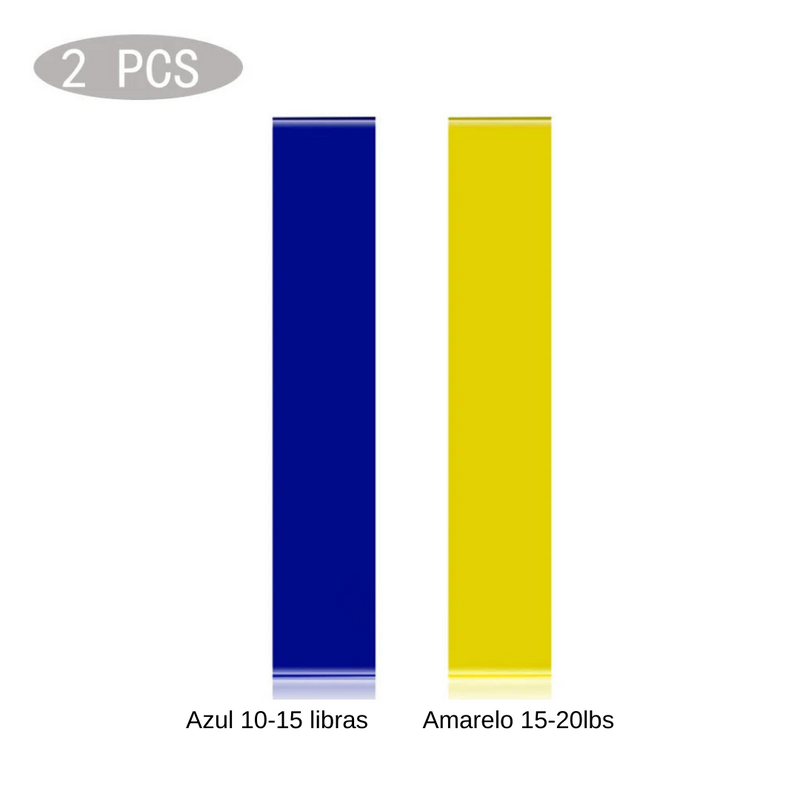 Elásticos - MiniBands Azul/Amarelo - FHPersonalShop