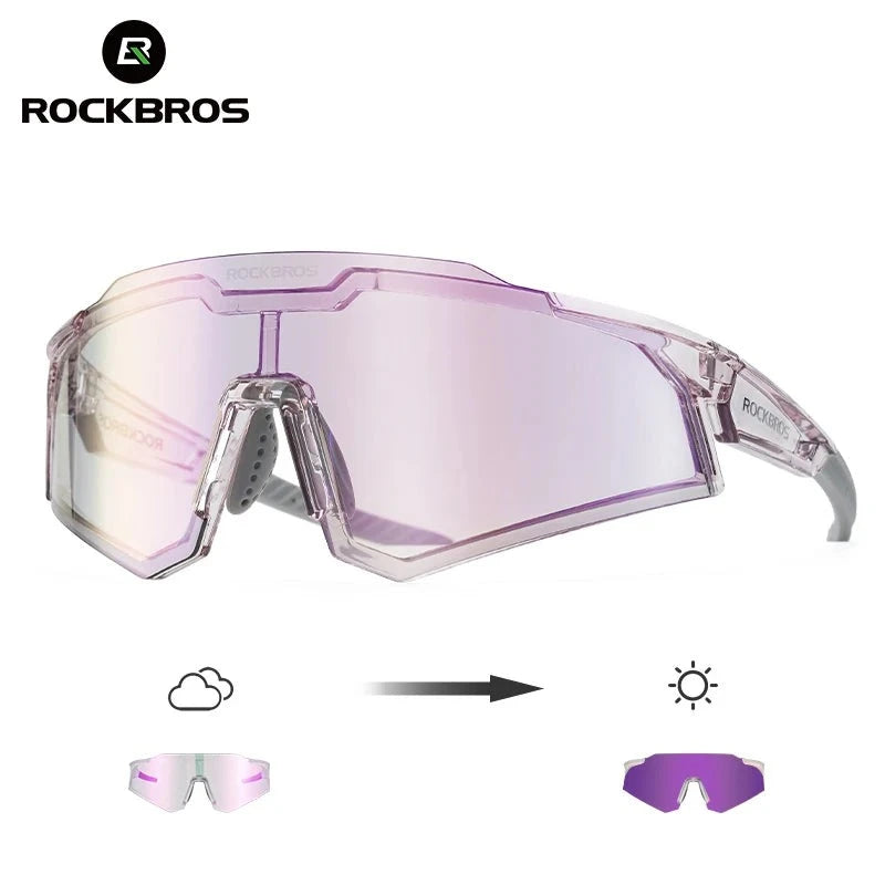 Óculos de Sol para Ciclistas Roxo Transparente - FHPersonalShop