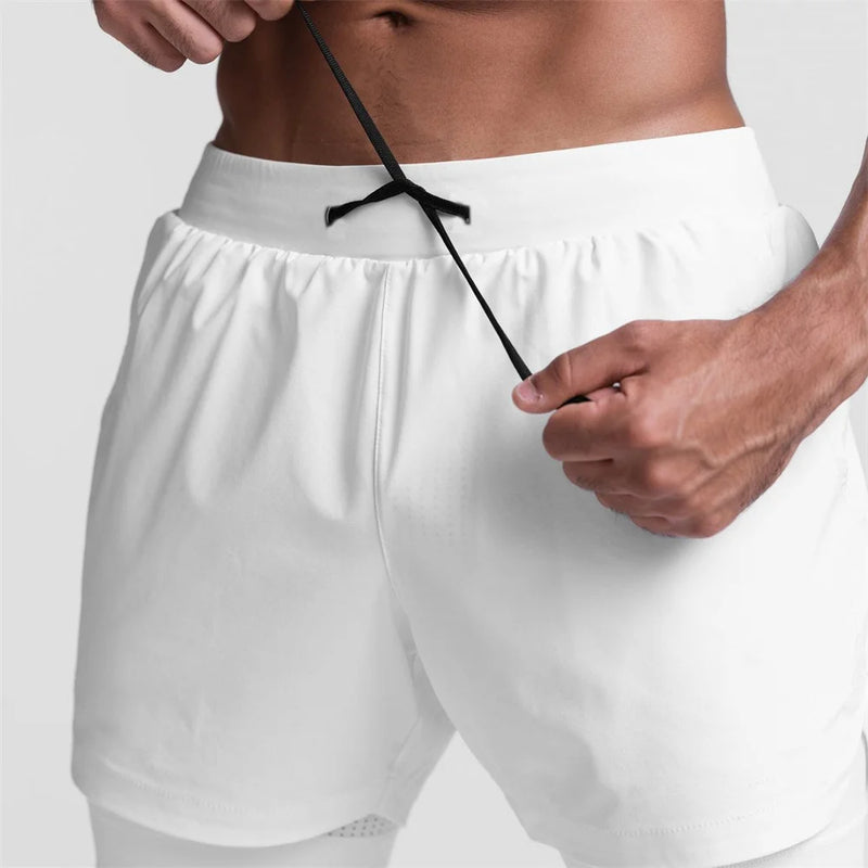 Shorts Academia Masculino Branco - FHPersonalShop