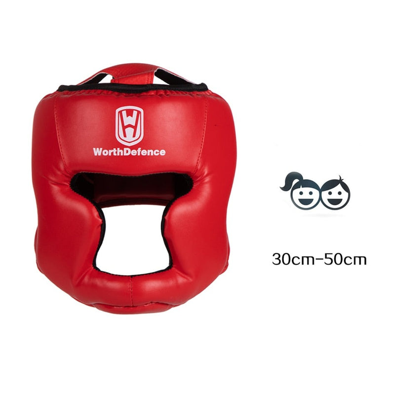 Capacete de Proteção Boxe Vermelho/Criança - FHPersponalShop